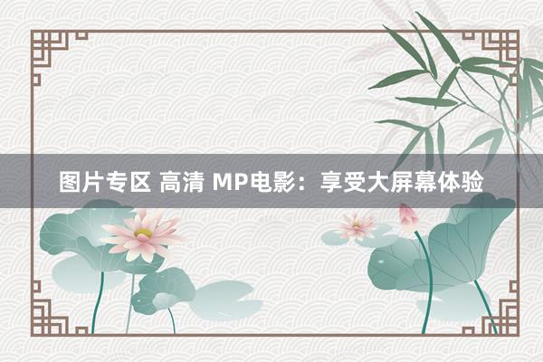 图片专区 高清 MP电影：享受大屏幕体验