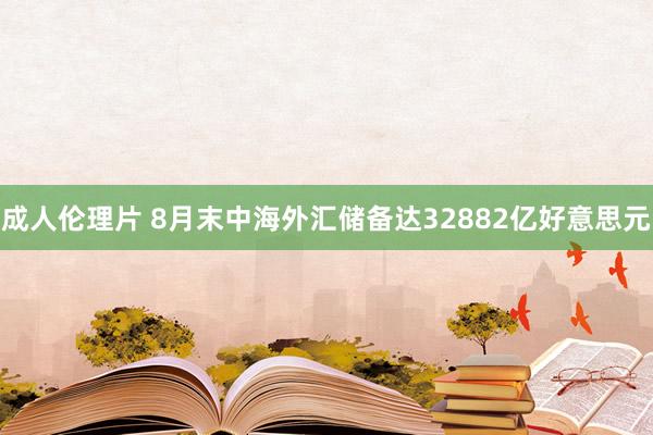 成人伦理片 8月末中海外汇储备达32882亿好意思元