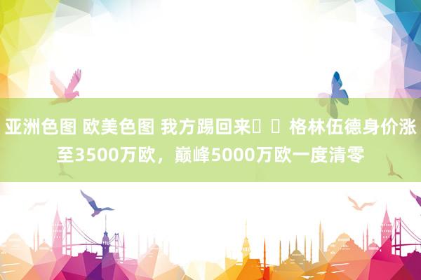 亚洲色图 欧美色图 我方踢回来❗️格林伍德身价涨至3500万欧，巅峰5000万欧一度清零