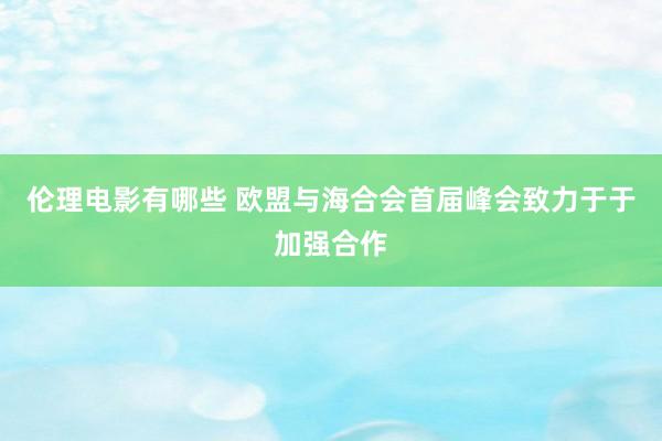 伦理电影有哪些 欧盟与海合会首届峰会致力于于加强合作